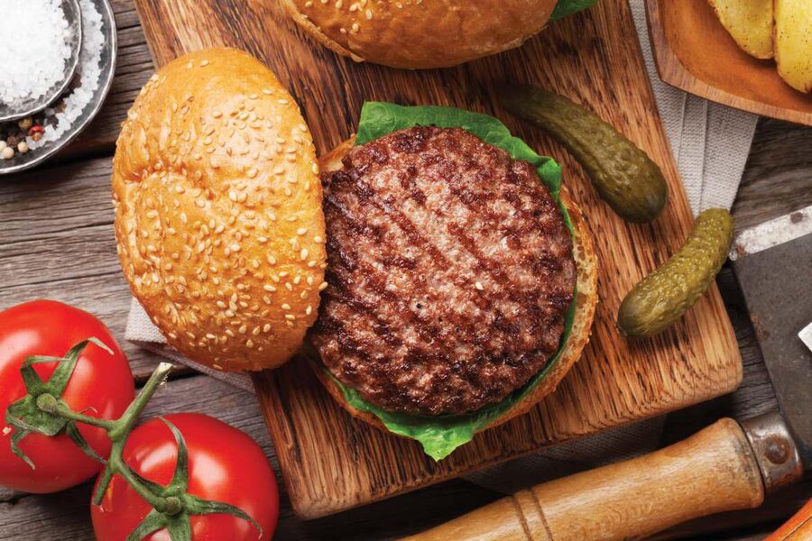 iBeef frozen burgers and sausages
